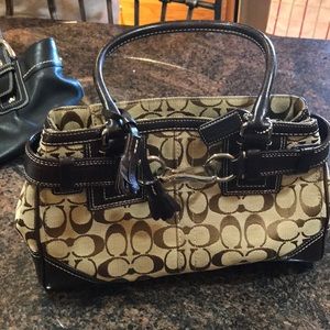 Brown Coach bag
